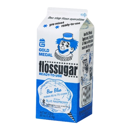 Gold Medal Gold Medal Flossugar Blue Raspberry Cotton Candy Sugar 3.25 lb 3201